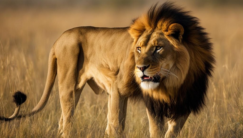 Dangerous predators for lions