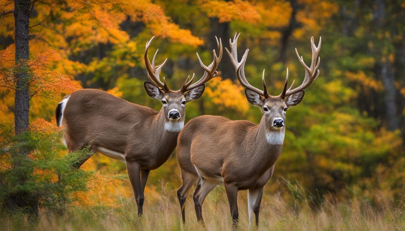 Deer mating behavior