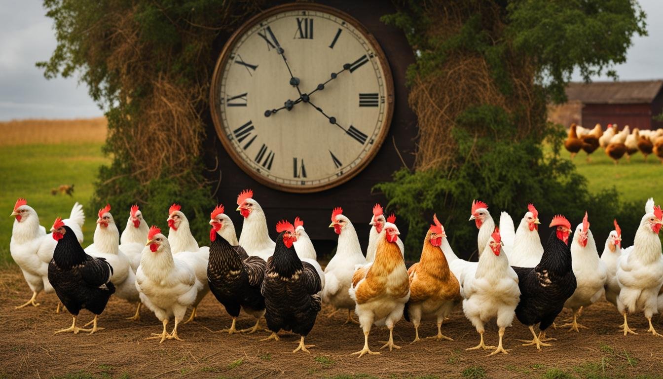 Life expectancy of chickens