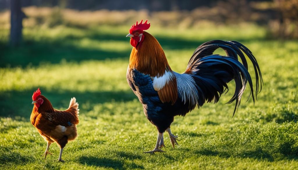 Rooster and Hen Mating