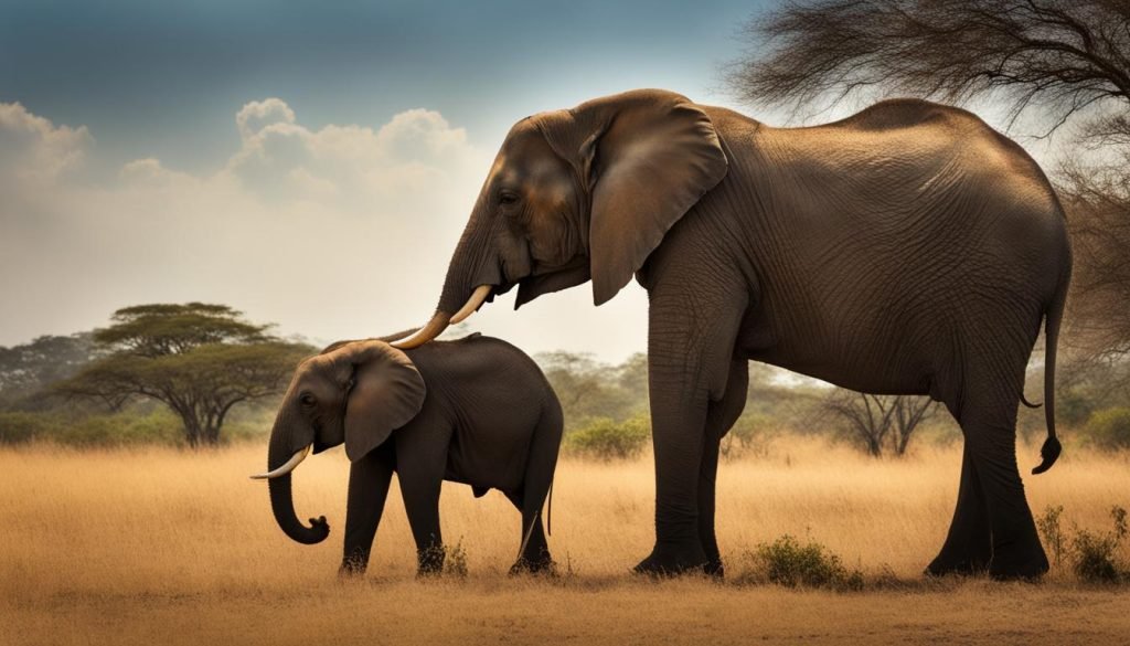 average elephant lifespan
