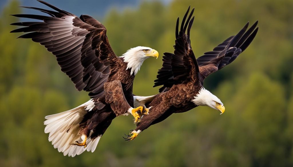 eagle mating rituals