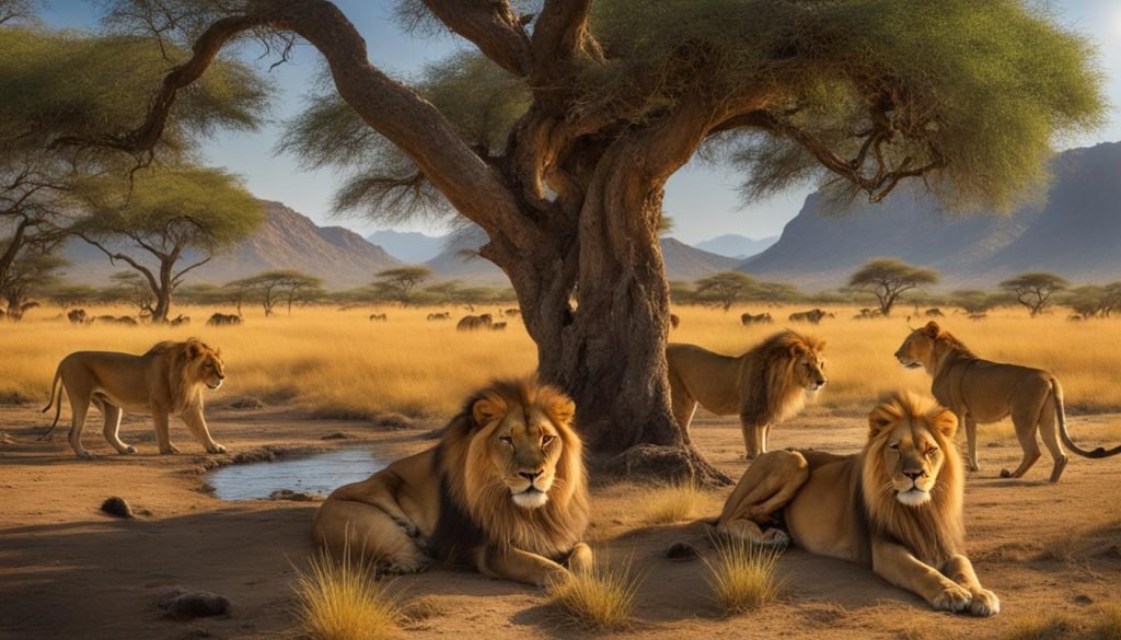 lion habitat characteristics