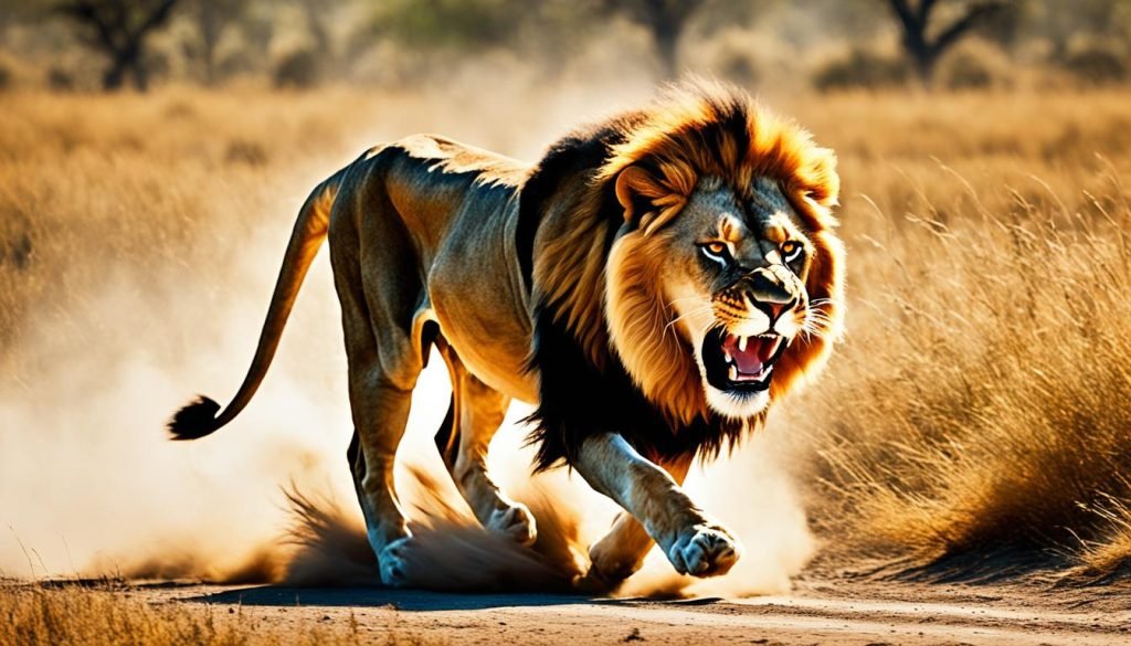 lion running capabilities