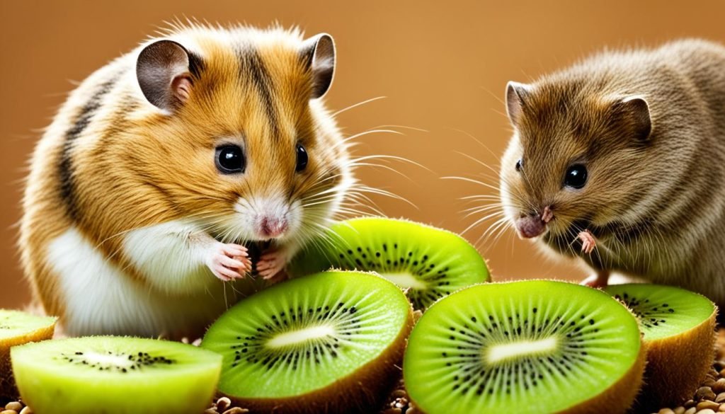 be careful when feeding kiwi to hamsters