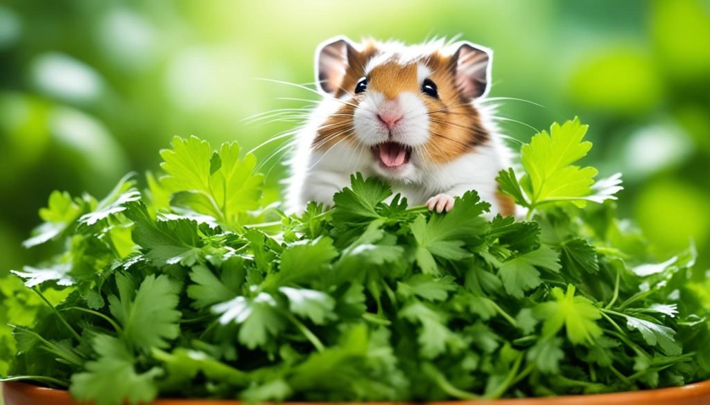 can hamsters eat cilantro