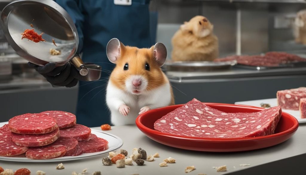 risks of feeding salami to hamsters