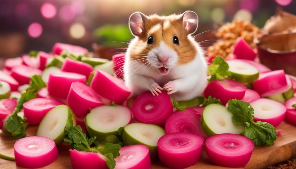 safe feeding of radish to hamsters
