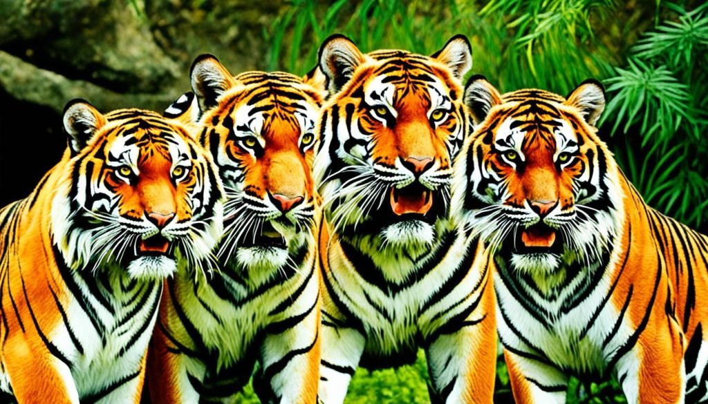 Tiger visual cues
