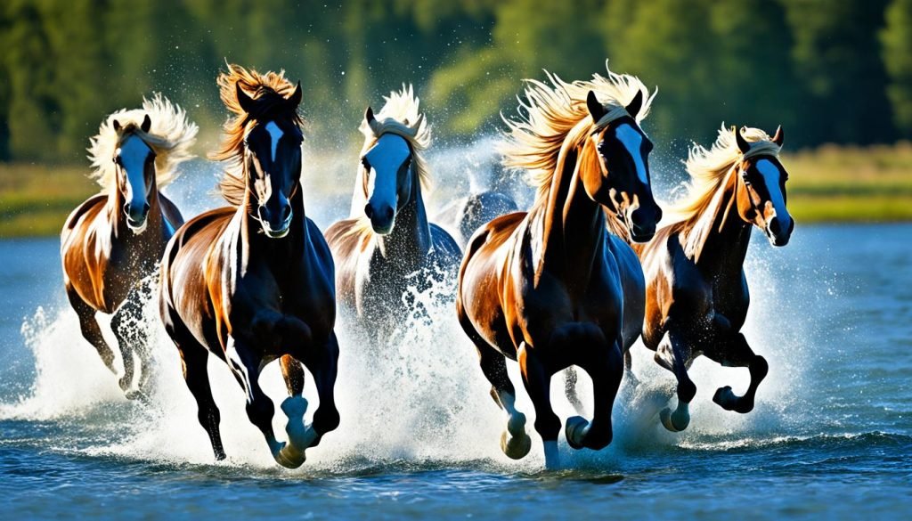 aquatic horses