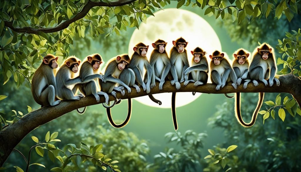 monkey sleep patterns