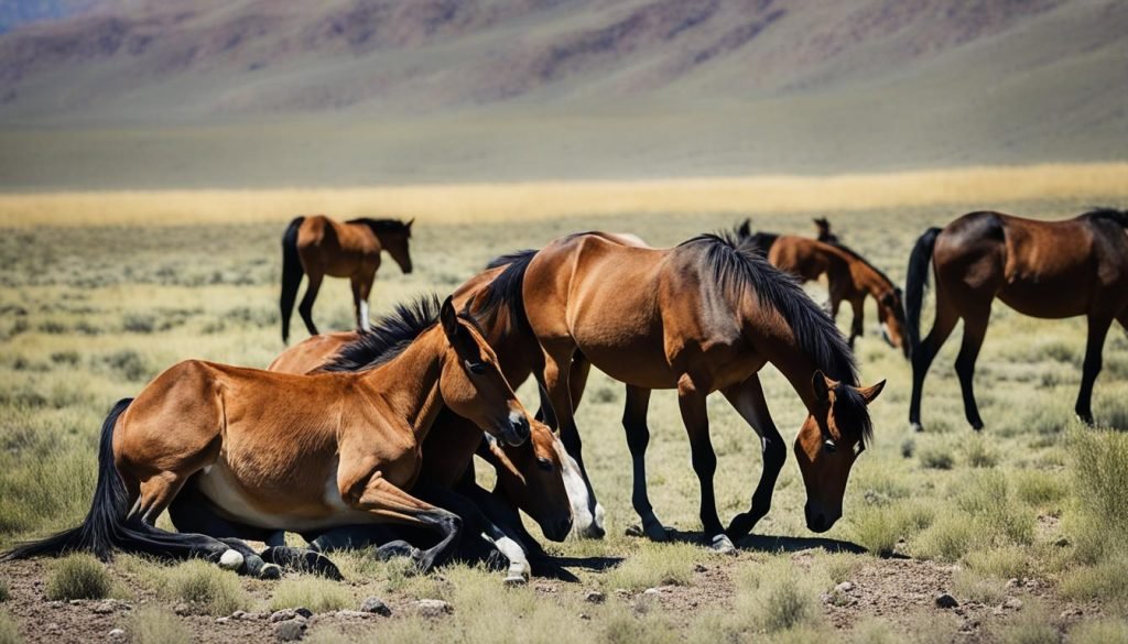 survival of wild horse foals