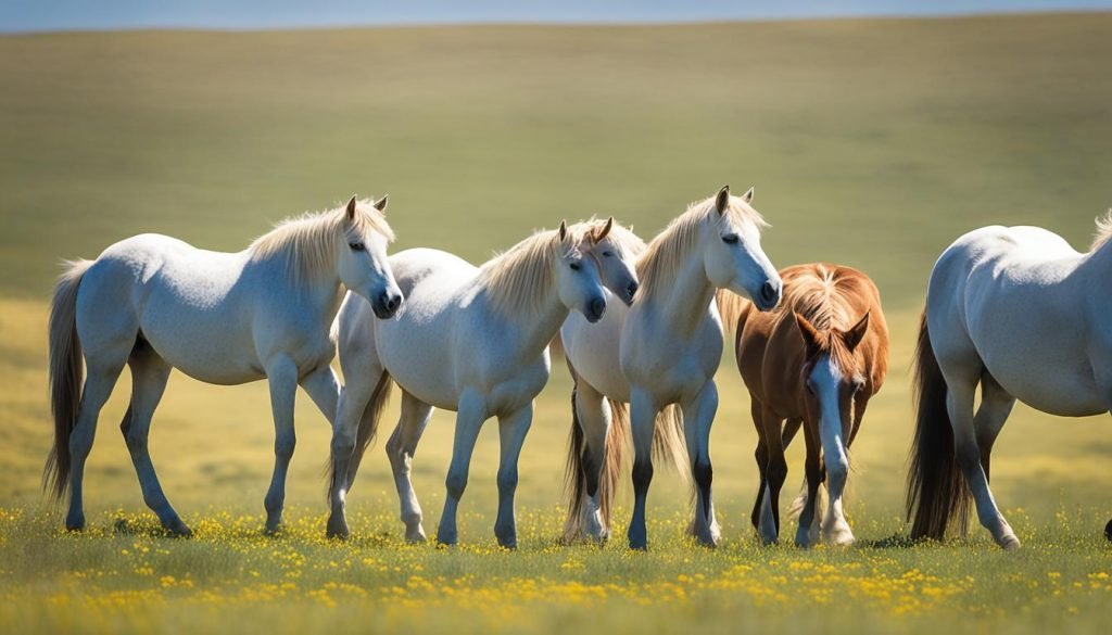 what do Wild Horses do all day