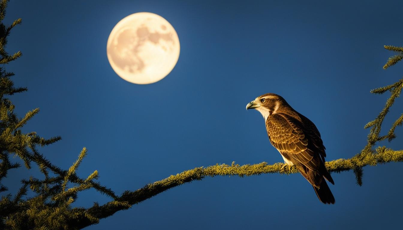 what do bird do during the night in the wild